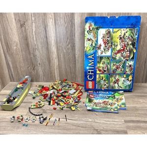 🚨 LEGO Legends Of Chima: Cragger's Command Ship 70006 Retired Manuals-See Pics